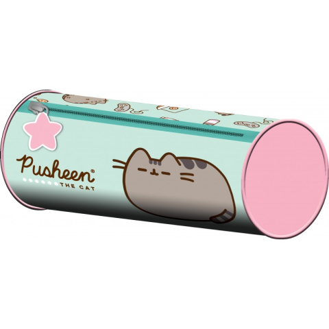Penar neechipat St.Majewski Pusheen, 1 fermoar, verde menta, cilindric, 663239 [1]