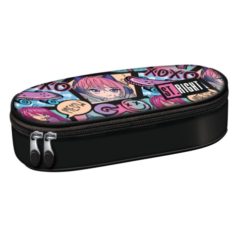Penare fete, baieti, echipate si neechipate - Penar neechipat St.Majewski St. Right Manga Girl, 1 fermoar, 697999, oval