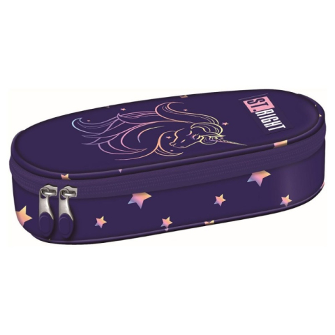 Penare fete, baieti, echipate si neechipate - Penar neechipat St.Majewski St. Right Unicorn Glow, 1 fermoar, 697838, oval