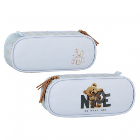 Penare fete, baieti, echipate si neechipate - Penar neechipat Starpak Bear, 1 fermoar, 576212, oval
