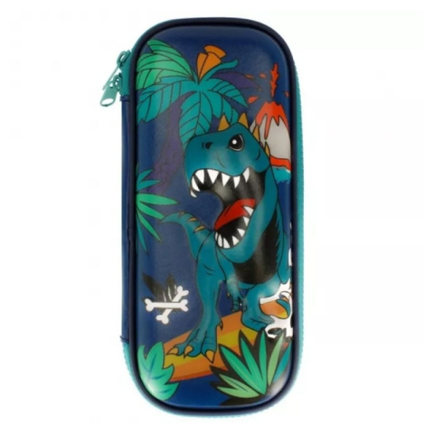 Penare fete, baieti, echipate si neechipate - Penar neechipat Starpak Dino, 1 fermoar, 502137, oval