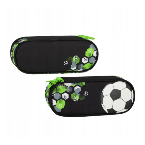 Penare fete, baieti, echipate si neechipate - Penar neechipat Starpak Football, 1 fermoar, 1 extensie, 5x22x9.5cm, 550905