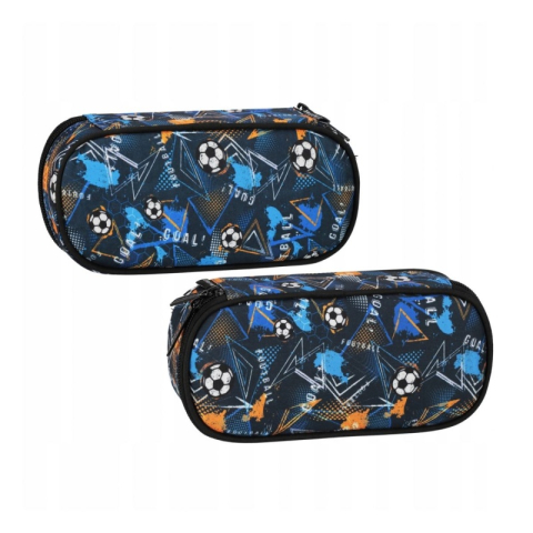 Penare fete, baieti, echipate si neechipate - Penar neechipat Starpak Football, 1 fermoar, 1 extensie, 5x22x9.5cm, 550906
