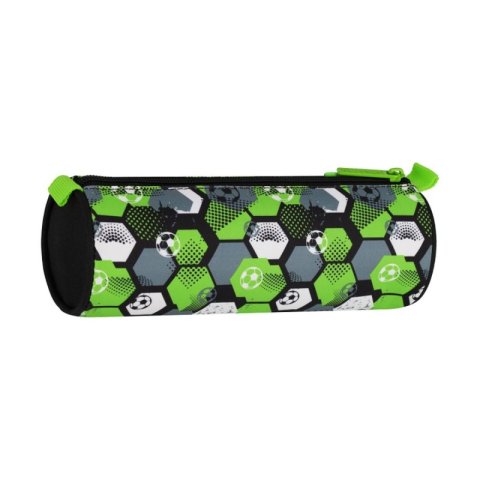 Penare fete, baieti, echipate si neechipate - Penar neechipat Starpak Football, 1 fermoar, 7.3x21.5x7.3cm, 550961, cilindric