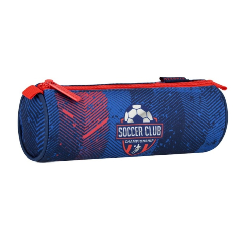 Penare fete, baieti, echipate si neechipate - Penar neechipat Starpak Football, 1 fermoar, 7.3x21.5x7.3cm, 550973, cilindric