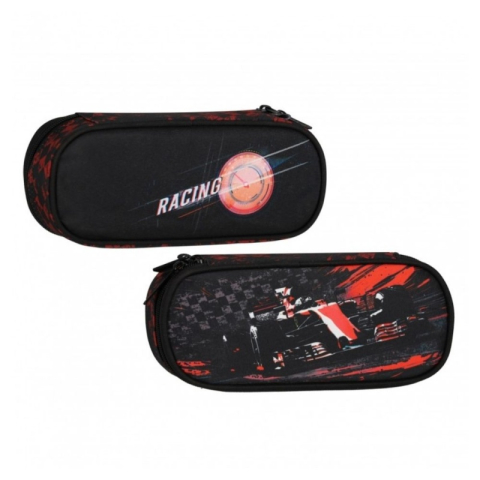 Penare fete, baieti, echipate si neechipate - Penar neechipat Starpak Racing, 1 fermoar, 577134, oval