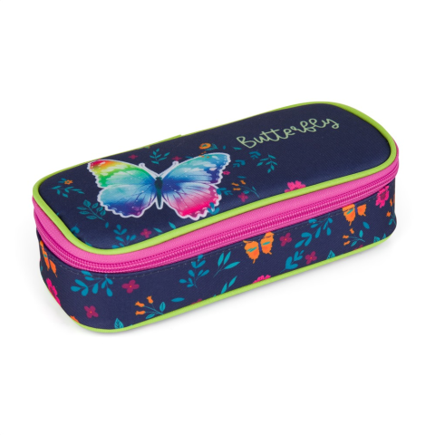 Rechizite Școlare - Penar Pouch Comfort Butterfly  Oxy tubular