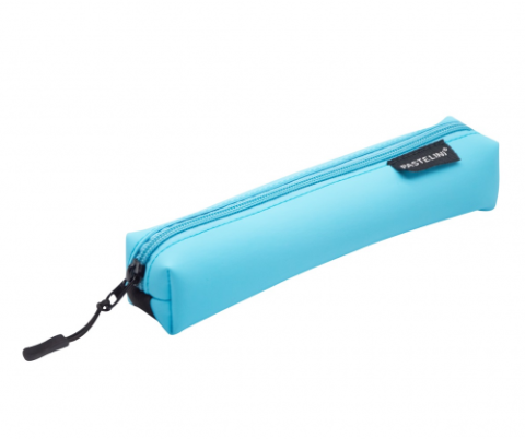 Rechizite Școlare - Penar Pouch Small+ elastic Pastelini Blue tubular
