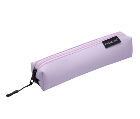 Rechizite Școlare - Penar Pouch Small+elastic Pastelini Lilac tubular