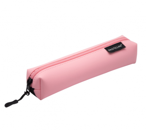 Rechizite Școlare - Penar Pouch Small+ elastic Pastelini Pink tubular