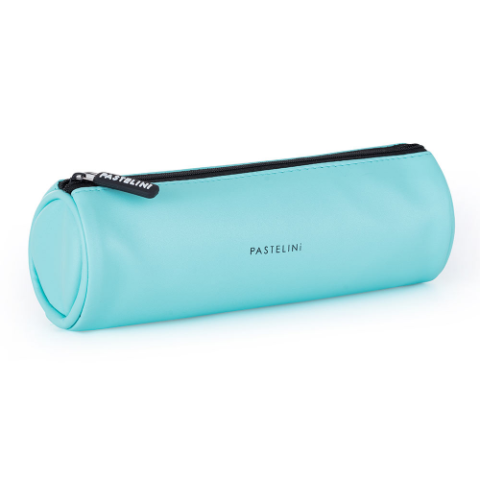 Rechizite Școlare - Penar rotund Pouch Pastelini Green  Oxy tubular