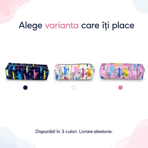 Penar Compact cu Fermoar, 20 x 5 cm, Usor de Curatat [2]
