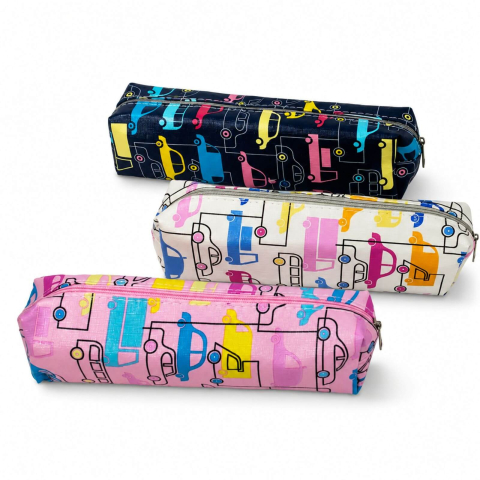 Penare fete, baieti, echipate si neechipate - Penar Compact cu Fermoar, 20 x 5 cm, Usor de Curatat