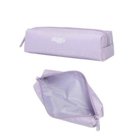 Penare pentru Scoala: Fete, Baieti, Echipate si Neechipate - Penar tubular uni lila Milla