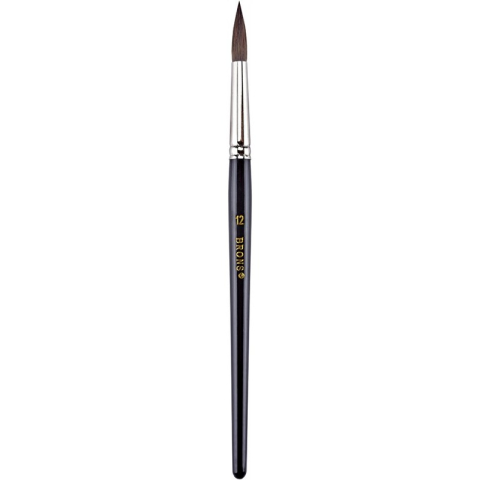 Art & Craft si Artizanat - Pensula Brons BR-243, varf rotund, nr. 12, pictura cu acuarele