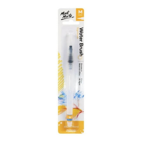 Rechizite Școlare - Pensula Mont Marte MPB0096, varf rotund, M (4mm) pentru acuarele apa, set 1 bucata