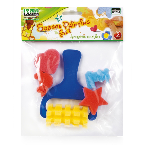 Rechizite Școlare - Pensula, set 5 buretei (blister)