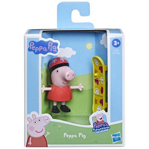 Jucării și Jocuri pentru copii - Peppa pig figurina prietenii amuzanti peppa pig cu skateboard 7cm, varsta de la 3 ani la 7 ani