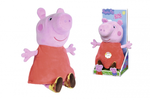 Peppa pig jucarie de plus peppa cu sunete 22cm [4]