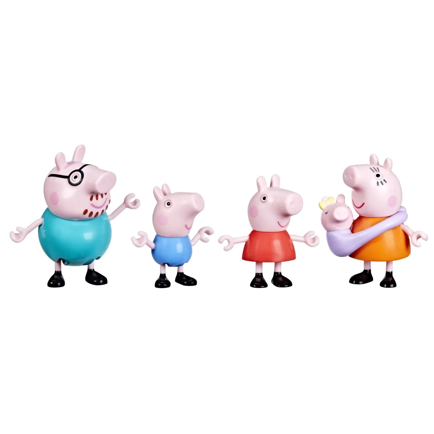 Peppa pig set 5 figurine familia peppa, copii varsta 3 ani pana la 7 ani [1]