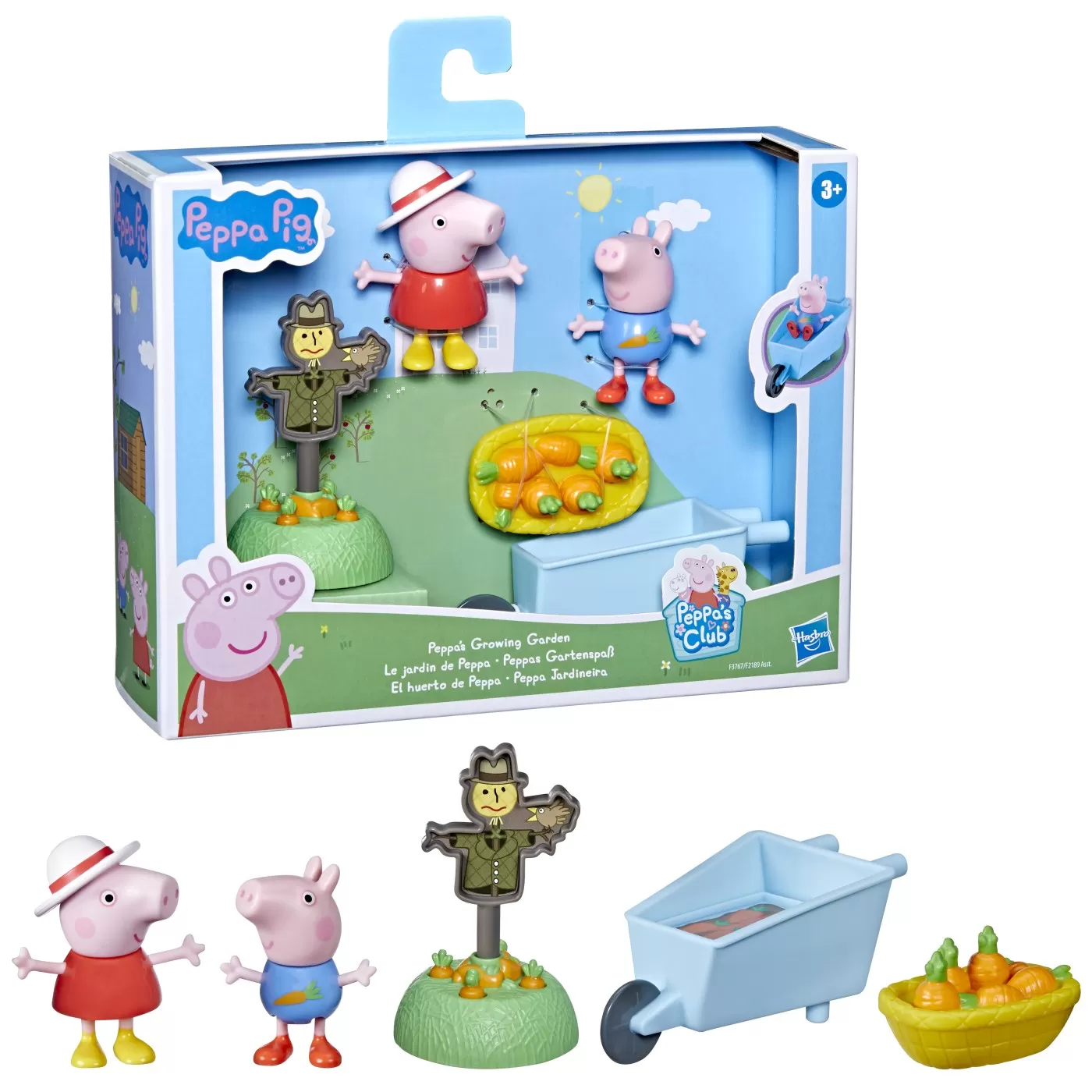 Figurine - Peppa Pig - Aventura din Gradina Purcelusei Peppa, Set de Joaca, varsta de la 3 ani la 7 ani