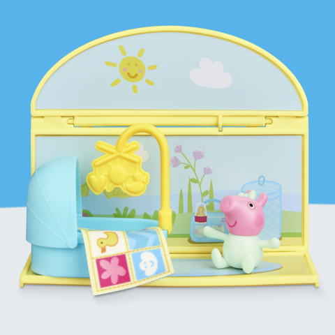 Peppa pig set de joaca camera lui evie cu figurine si si accesorii copii varsta 3 ani - 7 ani [4]
