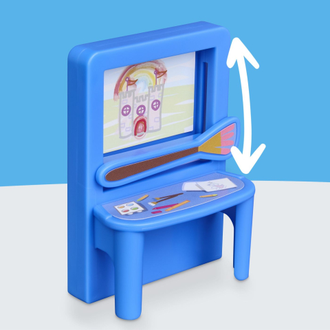 Peppa pig set de joaca dormitorul lui peppa cu figurine si si accesorii copii varsta 3 ani - 7 ani [7]