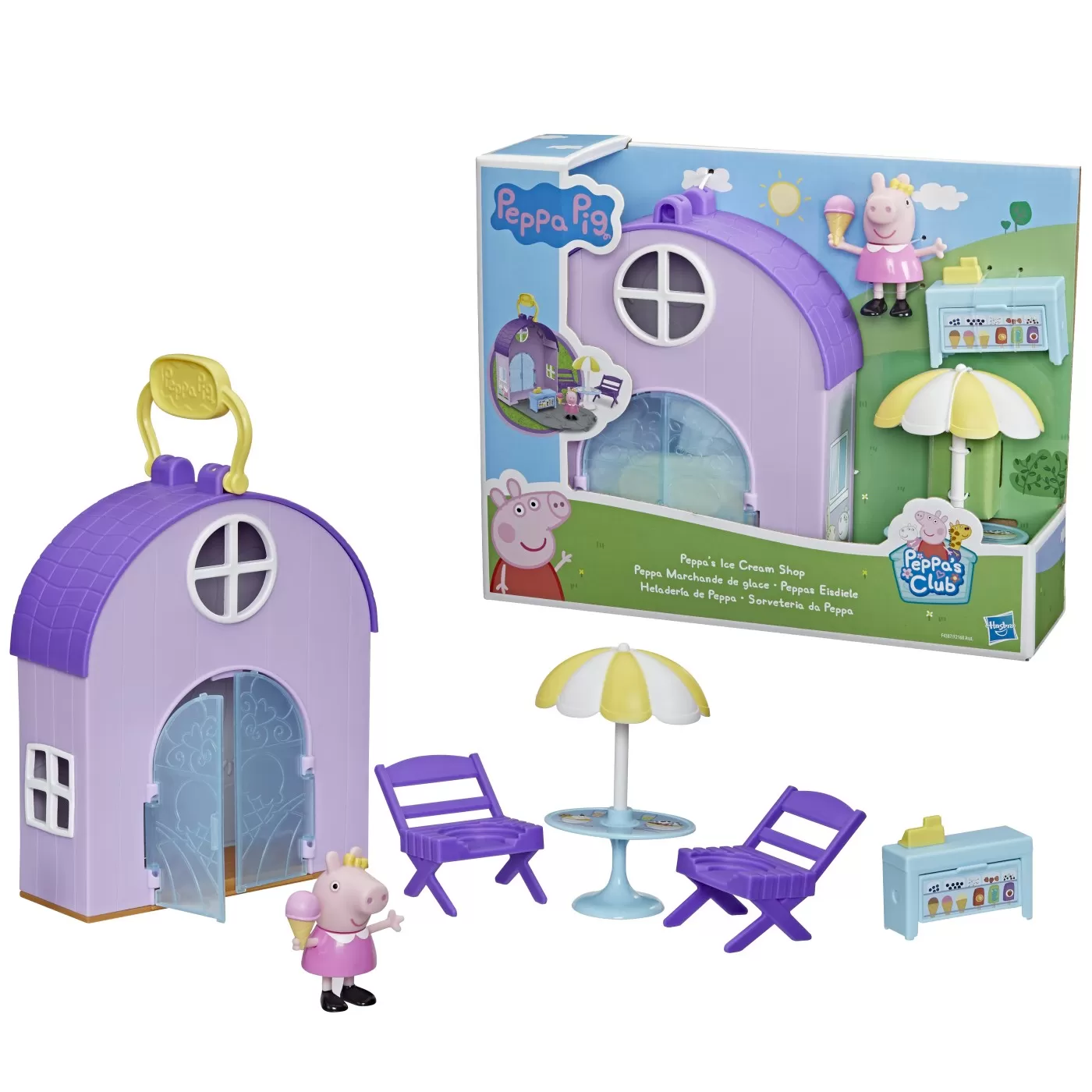 Jucării și Jocuri pentru copii - Peppa Pig - Gelateria Purcelusei Peppa, Set de Joaca, varsta de la 3 ani la 7 ani