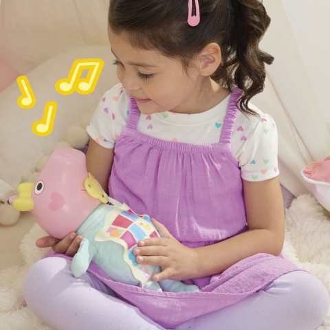 Peppa pig set de joaca oinks and snuggles papusa evie interactiva cu accesorii [4]
