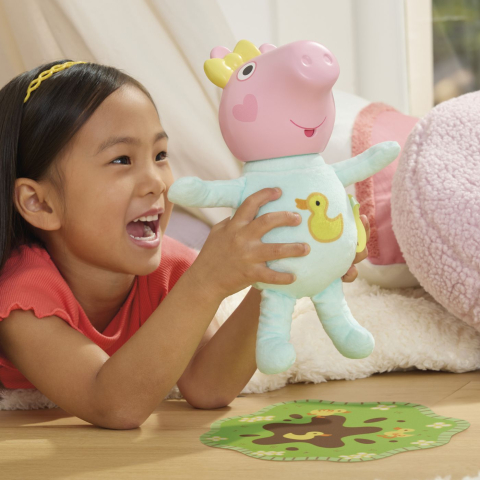 Peppa pig set de joaca oinks and snuggles papusa evie interactiva cu accesorii [3]
