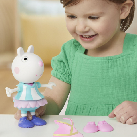 Peppa pig set figurina si accesorii vestimentare oita suzy 15cm, varsta de la 3 ani la 6 ani [5]