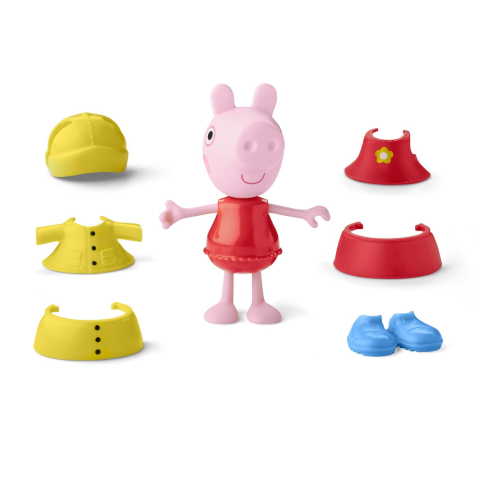 Peppa pig set figurina si accesorii vestimentare purcelusa peppa pig 15cm copii 3 ani - 6 ani [2]