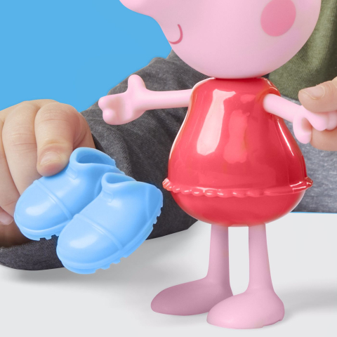 Peppa pig set figurina si accesorii vestimentare purcelusa peppa pig 15cm copii 3 ani - 6 ani [6]