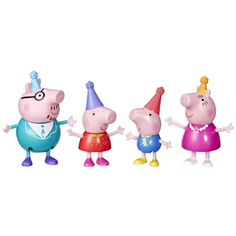 Peppa pig set figurine petrecere in familia pig, varsta de la 3 ani la 7 ani [1]
