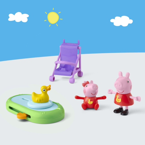 Peppa pig set peppa si evi in parcul de distractii copii varsta 3 ani - 7 ani [7]