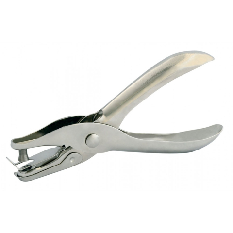 Birotică și Papetărie - Perforator 1 perforatie 10 coli metal crom o gaura Spree 