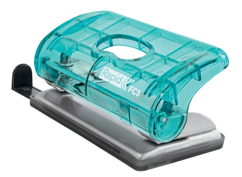 Articole pentru birou - Perforator 10 coli model fc5 colour ice albastru rapid