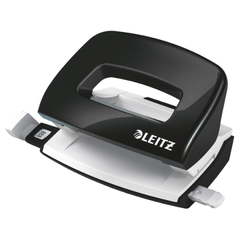 Articole pentru birou - Perforator 10 coli model mini 5060 negru wow leitz