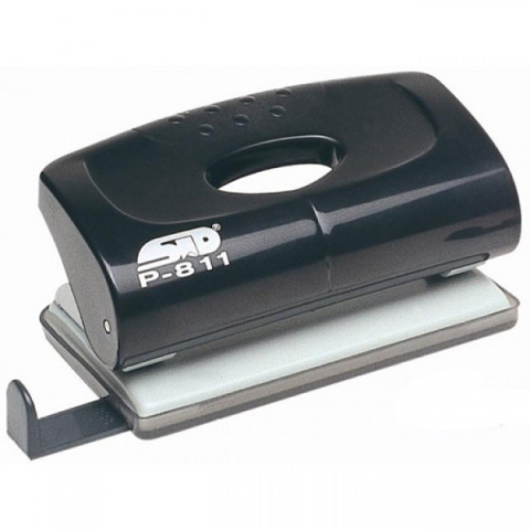 Articole pentru birou - Perforator 10 coli model p811 gri noki