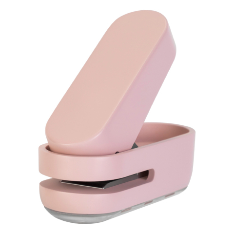 Articole pentru birou - Perforator 10 coli o perforatie roz nusign deli