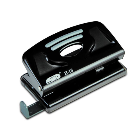 Articole pentru birou - Perforator 12 coli model h10 metalic negru noki
