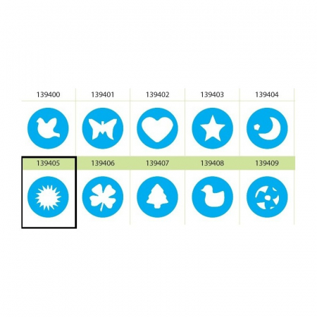 Perforator model soare pentru realizarea decoratiunilor [2]