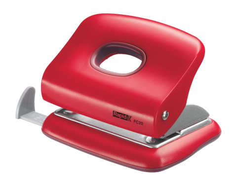 Articole pentru birou - Perforator 20 coli model fc20 rosu rapid