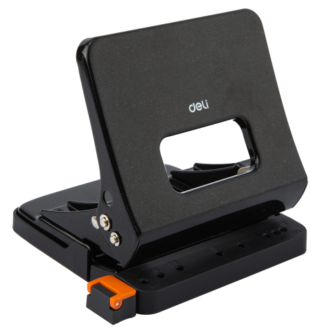 Articole pentru birou - Perforator 25 coli model e0142 negru deli