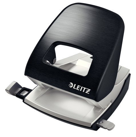 Articole pentru birou - Perforator 30 coli model 5006 metalic negru style leitz