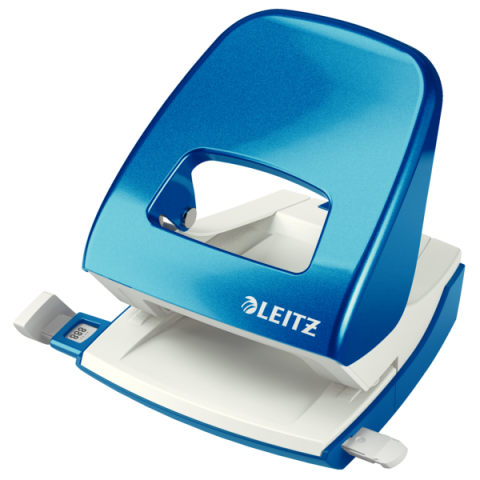 Articole pentru birou - Perforator 30 coli model 5008 metalic albastru wow leitz