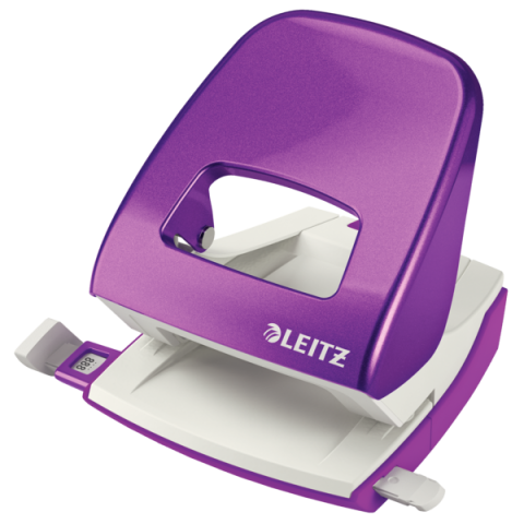 Articole pentru birou - Perforator 30 coli model 5008 metalic mov wow leitz