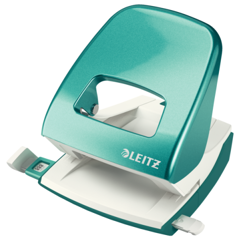 Articole pentru birou - Perforator 30 coli model 5008 metalic turcoaz wow leitz