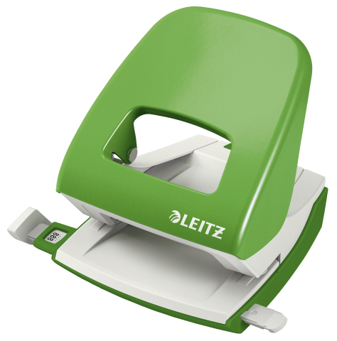 Articole pentru birou - Perforator 30 coli model 5008 metalic verde deschis leitz