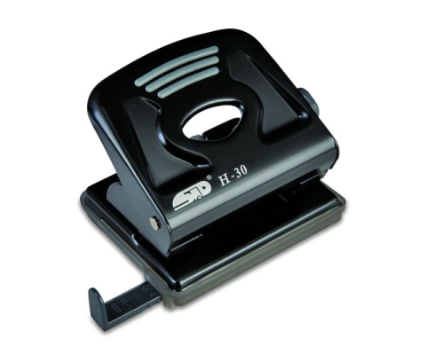 Articole pentru birou - Perforator 30 coli model h30 metalic negru noki